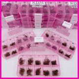 8D Brown Handmade Lashes - Mixed Lengths