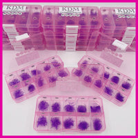 6D Purple Handmade Lashes - Mixed Lengths