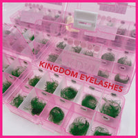 5D Green Handmade Lashes - Mixed Lengths