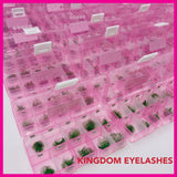 8D Green Handmade Lashes - Mixed Lengths