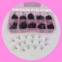 30D Handmade Lashes Mixed Lengths - 17/18/20/21/22