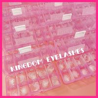 8D White Handmade Lashes - Mixed Lengths